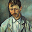Peasant painting print by Paul Cezanne (1891)