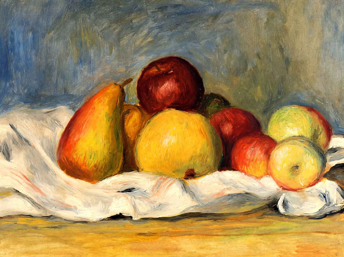 Pears and Apples 1890 Painting by Pierre-Auguste Renoir Art Print (6 Sizes)