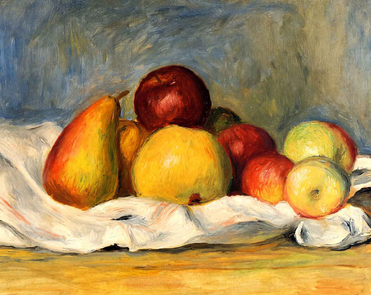Pears and Apples art print by Pierre-Auguste Renoir (1890)