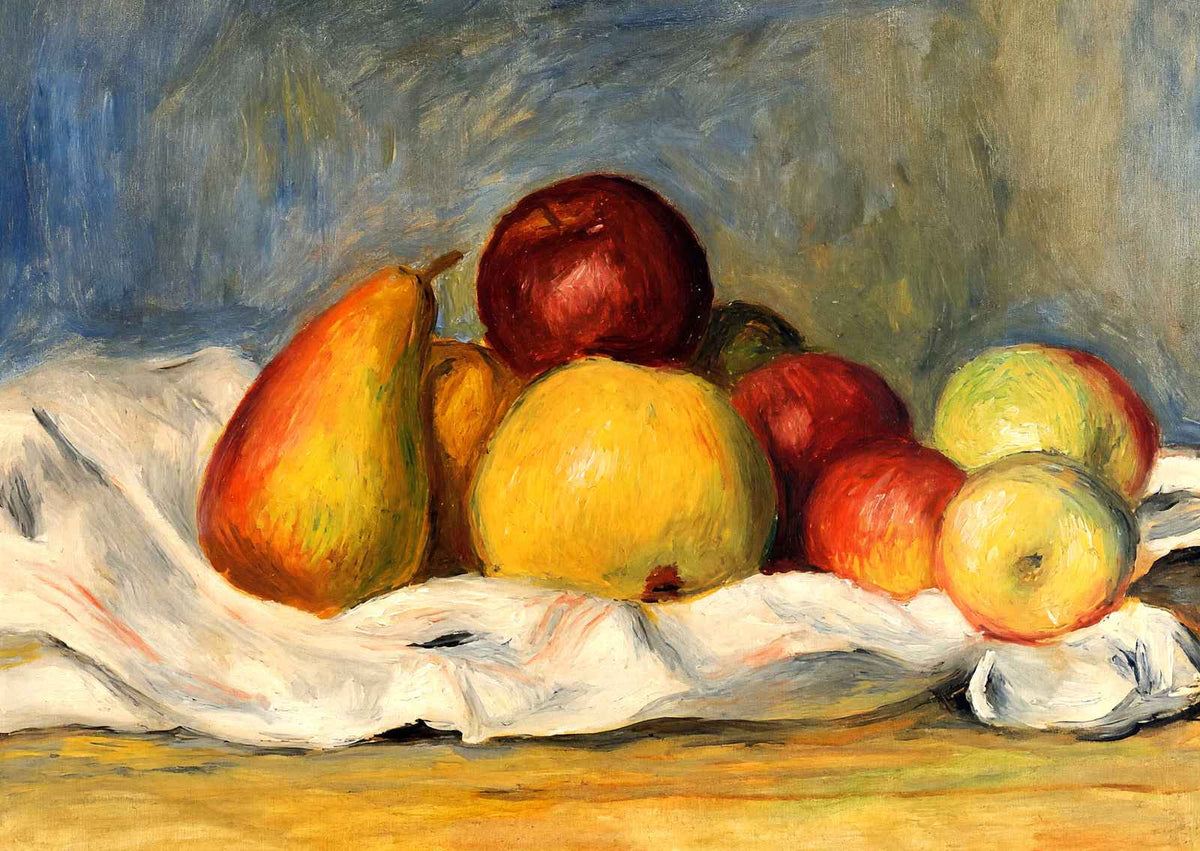 Pears and Apples 1890 Painting by Pierre-Auguste Renoir Art Print (6 Sizes)