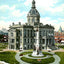Peoria County Court House vintage print