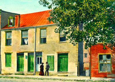 Peter Jones Trading Station Petersburg VA in 1907 Art Print (7 Sizes)