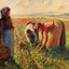 Picking Peas Fine Art Print 1893 Painting by Camille Pissarro (6 Sizes)