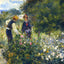 Picking Flowers 1875 Painting by Pierre-Auguste Renoir Art Print (6 Sizes)