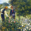 Picking Flowers 1875 Painting by Pierre-Auguste Renoir Art Print (6 Sizes)