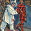 Pierrot and Harlequin (Mardi Gras) Fine Art Print 1888 by Paul Cezanne (6 Sizes)