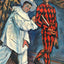 Pierrot and Harlequin (Mardi Gras) Fine Art Print 1888 by Paul Cezanne (6 Sizes)