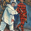 Pierrot and Harlequin (Mardi Gras) Fine Art Print 1888 by Paul Cezanne (6 Sizes)