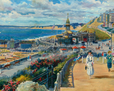 The Pier Approach Looking in 1924 art print