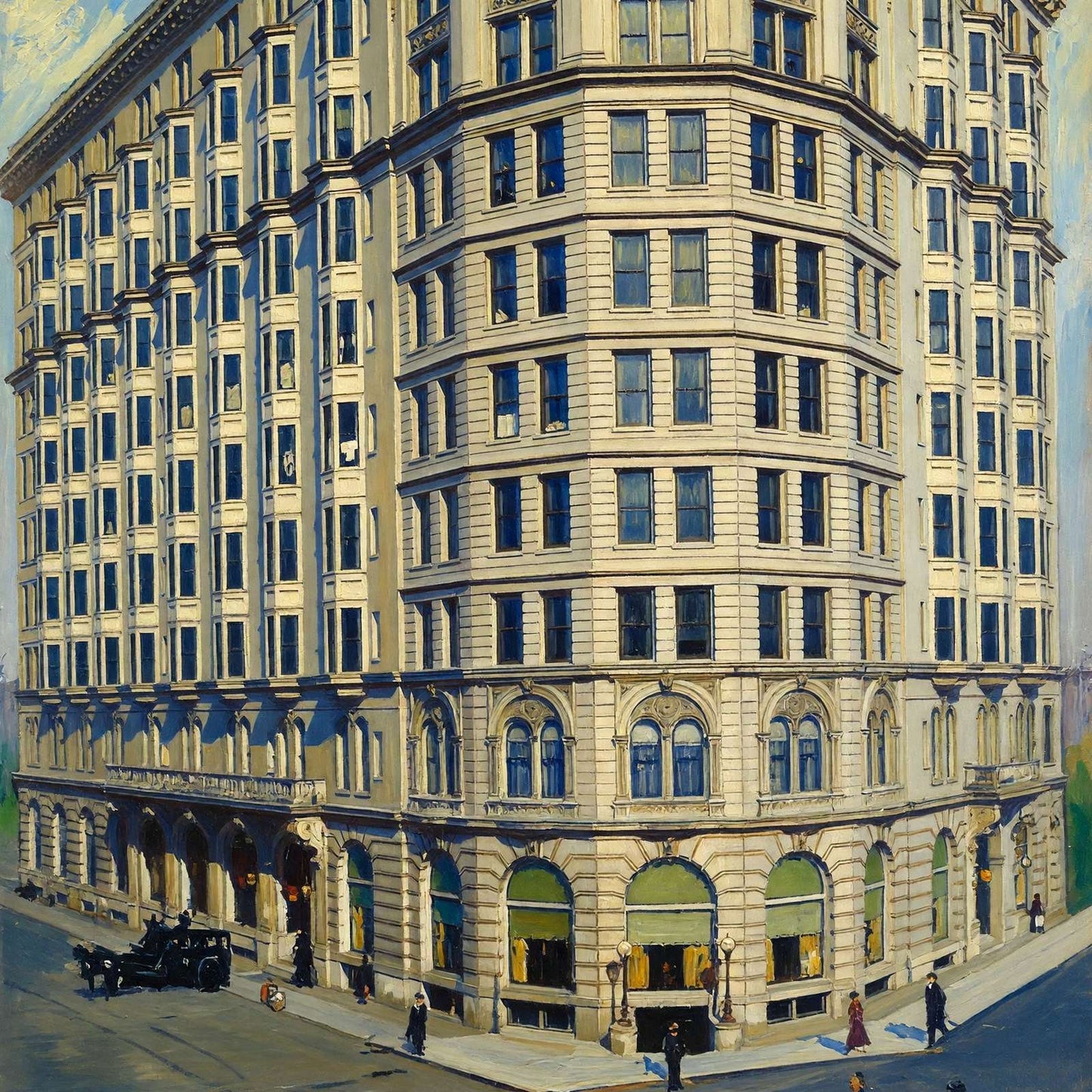 Piedmont Hotel Atlanta in 1905 Art Print (7 Sizes) - Acid Free