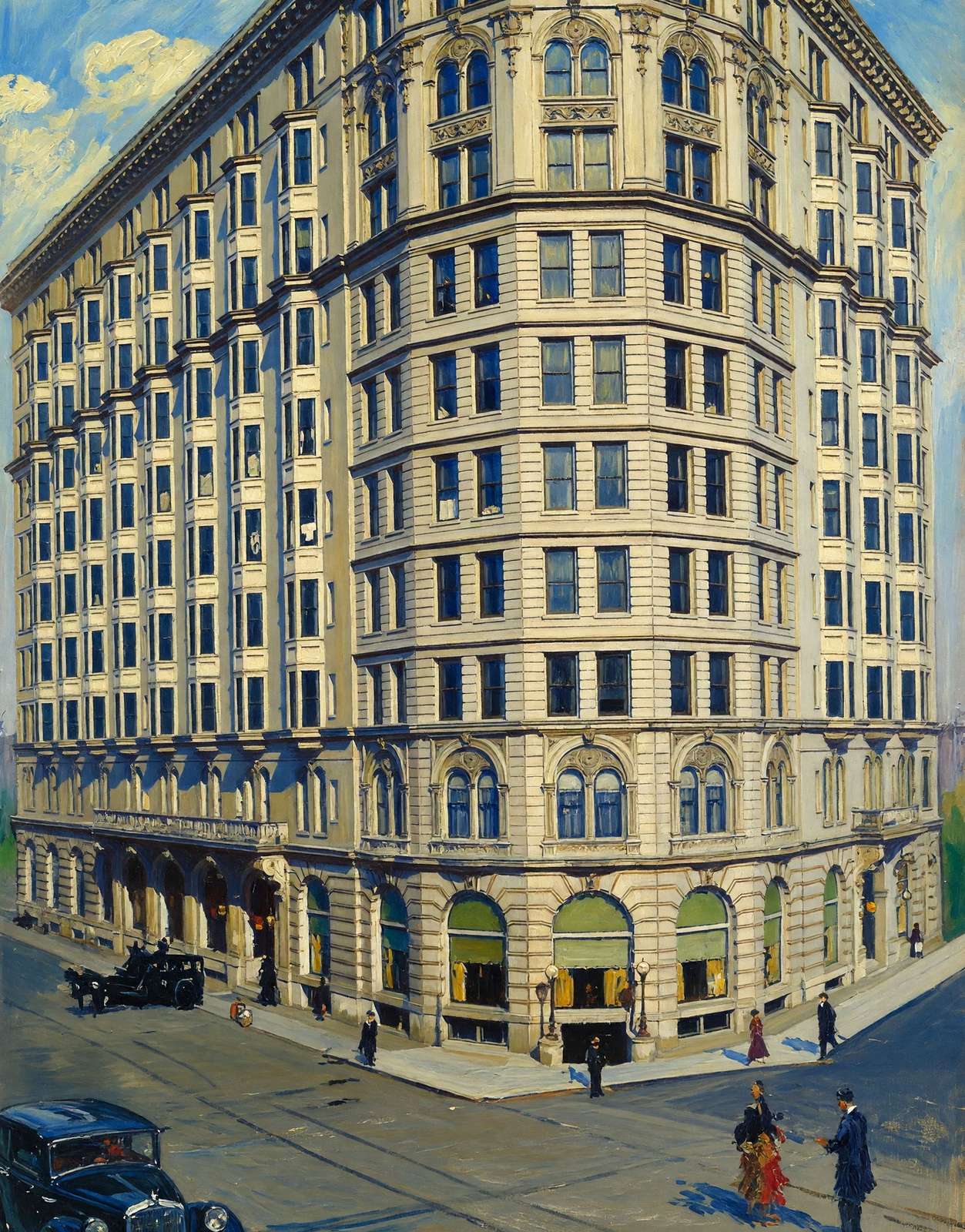 Piedmont Hotel Atlanta in 1905 Art Print (7 Sizes) - Acid Free