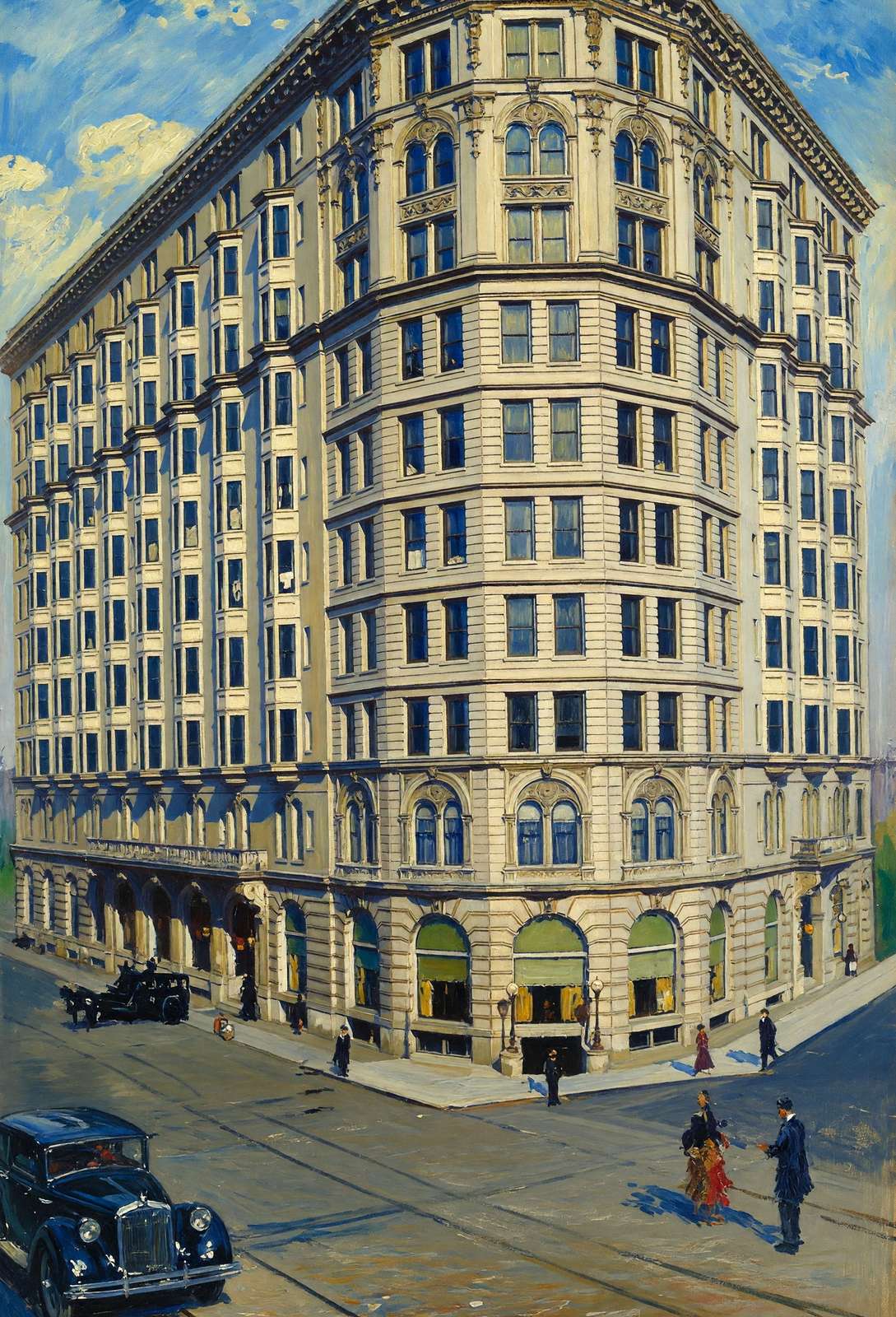 Piedmont Hotel Atlanta in 1905 Art Print (7 Sizes) - Acid Free
