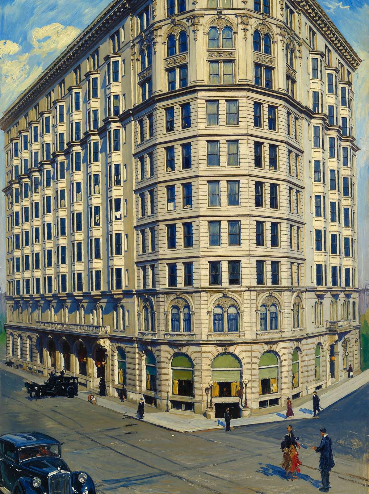 Piedmont Hotel Atlanta in 1905 Art Print (7 Sizes) - Acid Free