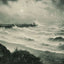 Pier and Rough Sea Bournemouth in 1903 Vintage Print (7 Sizes) - High Quality
