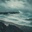 Pier and Rough Sea Bournemouth in 1904 Vintage Print (7 Sizes) - Acid Free