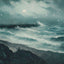 Pier and Rough Sea Bournemouth in 1904 Vintage Print (7 Sizes) - Acid Free