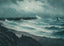 Pier and Rough Sea Bournemouth in 1904 Vintage Print (7 Sizes) - Acid Free