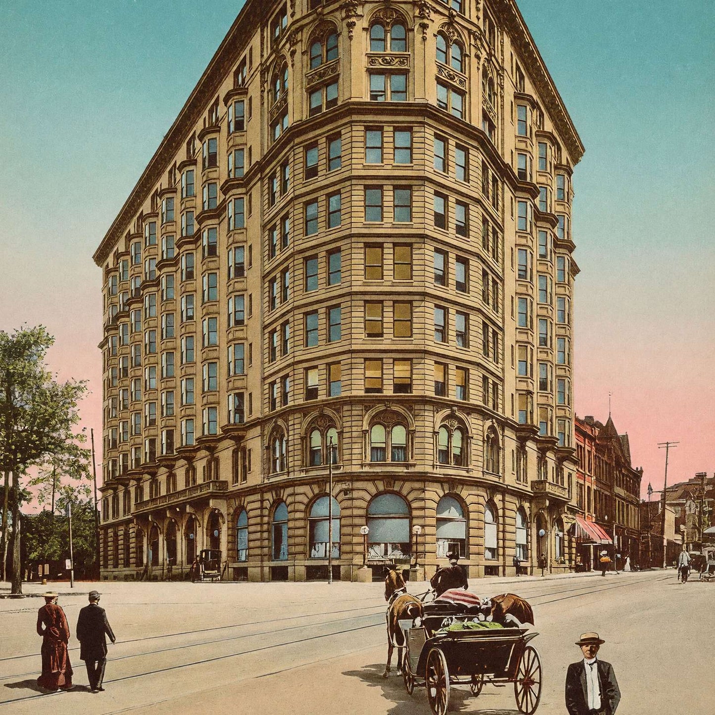 Piedmont Hotel Atlanta in 1906 Vintage Print (7 Sizes) - Acid Free