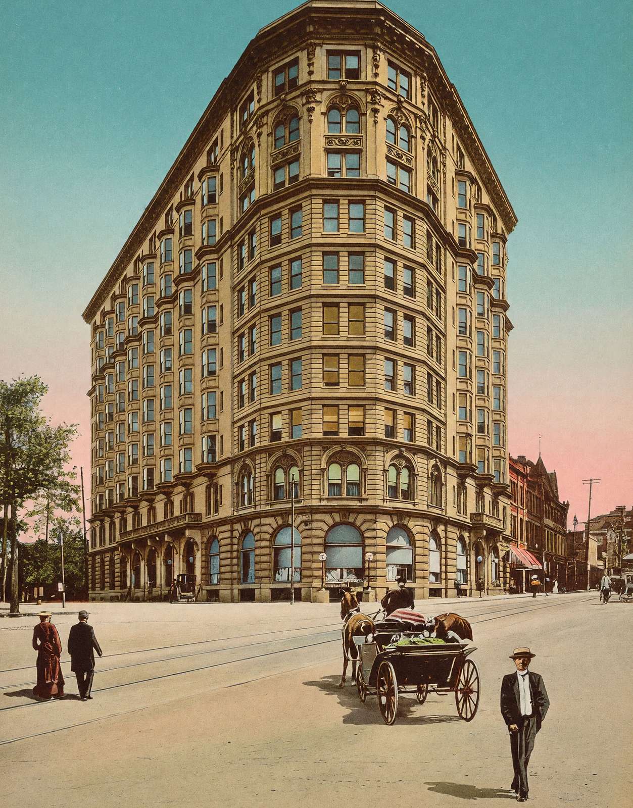 Piedmont Hotel Atlanta in 1906 Vintage Print (7 Sizes) - Acid Free