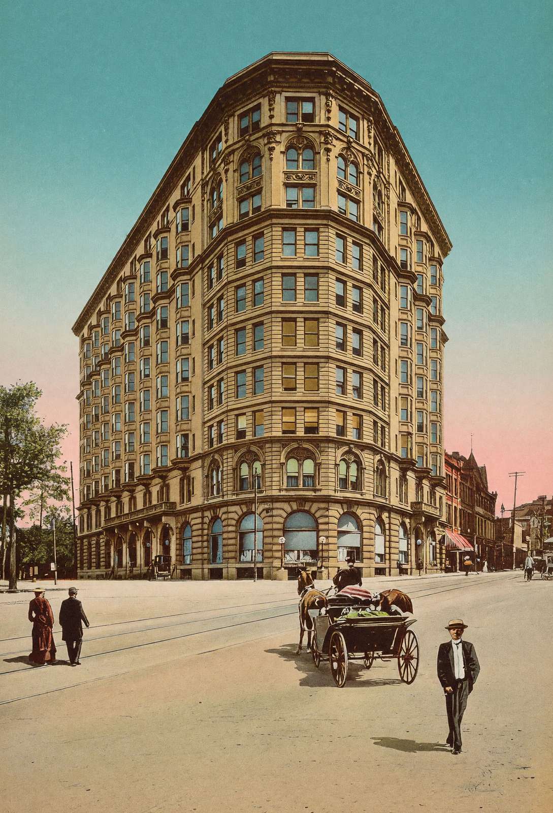 Piedmont Hotel Atlanta in 1906 Vintage Print (7 Sizes) - Acid Free