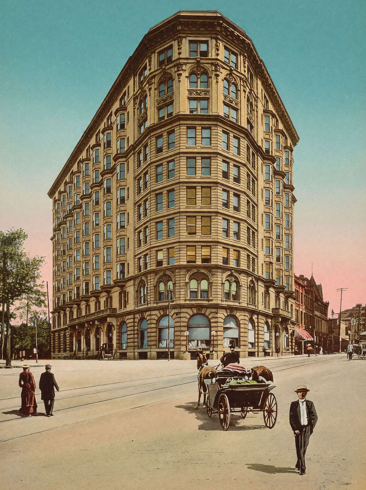 Piedmont Hotel Atlanta in 1906 Vintage Print (7 Sizes) - Acid Free