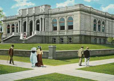 Pillsbury Memorial Library Minneapolis in 1906 Vintage Print (7 Sizes)
