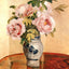 Pink Peonies Fine Art Print 1873 Painting by Camille Pissarro (6 Sizes)