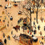 Place Du Theatre Francais 1898 Painting by Camille Pissarro Art Print (6 Sizes)
