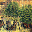 Place Du Theatre-Francais, Spring 1898 by Camille Pissarro Art Print (6 Sizes)