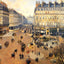 Place Du Theatre Francais, Afternoon Sun in Winter 1898 Art Print (6 Sizes)