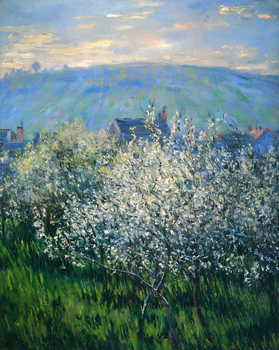 Plums Blossom art print by Claude Monet (1879)