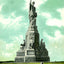 National Monument to the Forefathers, Plymouth, MA in 1909 Vintage Print