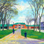 Park Avenue and Rr Station, Plymouth, Massachusetts in 1909 Art Print (7 Sizes)