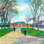 Park Avenue and Rr Station, Plymouth, Massachusetts in 1909 Art Print (7 Sizes)