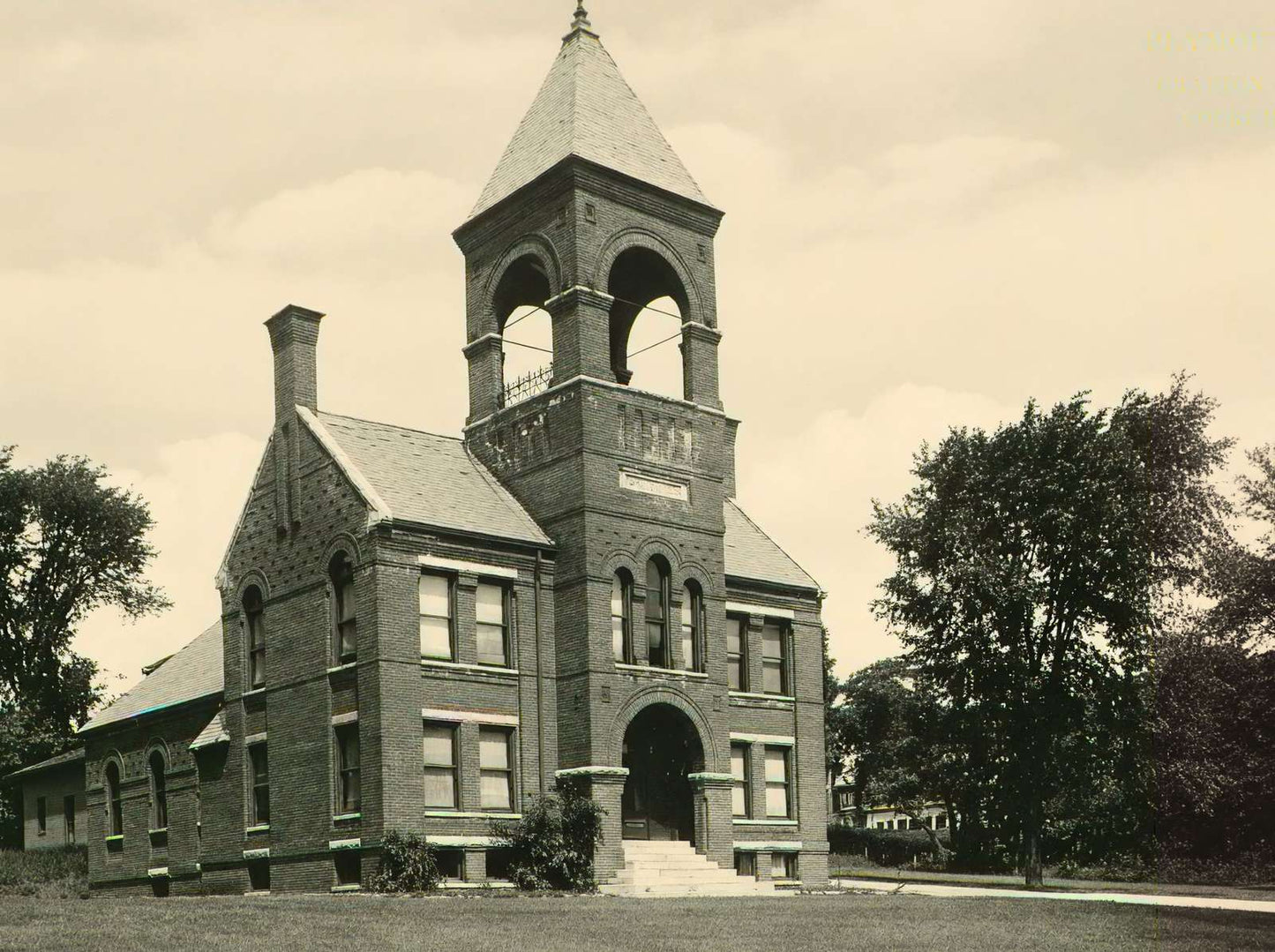 Grafton County Court House Plymouth NH in 1905 Vintage Print (7 Sizes)