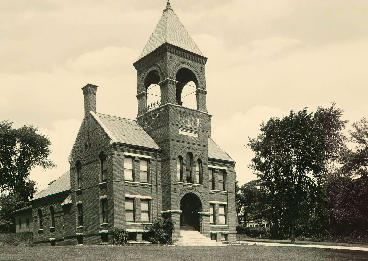 Grafton County Court House Plymouth NH in 1905 Vintage Print (7 Sizes)