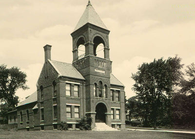 Grafton County Court House Plymouth NH in 1905 Vintage Print (7 Sizes)