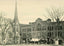 Methodist Church and Kidder Building Plymouth NH in 1905 Vintage Print