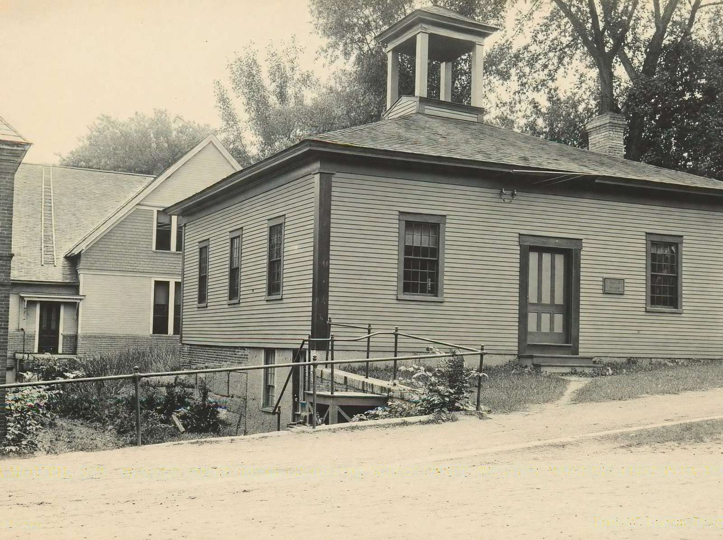 Webster Court House Plymouth NH in 1806 Vintage Print (7 Sizes)