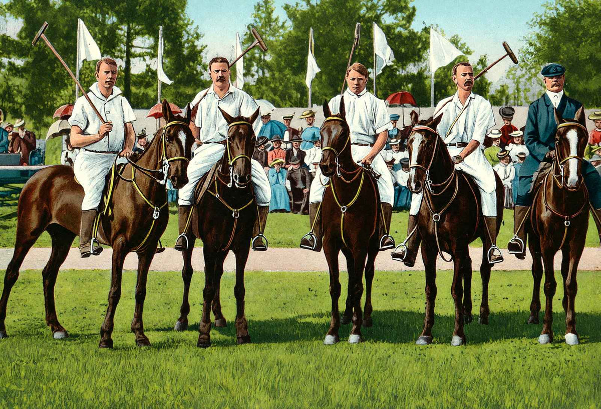 Polo Team Camden SC in 1915 Vintage Print (7 Sizes) - Acid Free