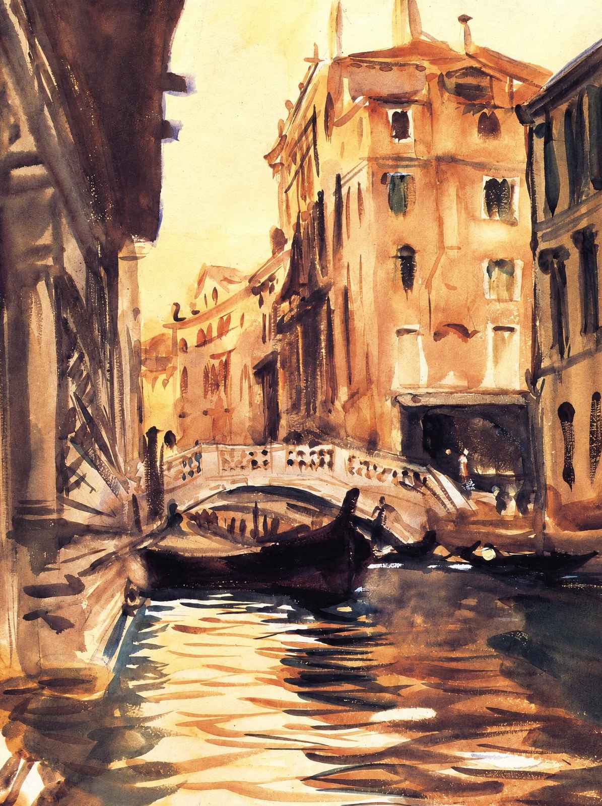 Ponte Della Canonica 1903 Painting by John Singer Sargent Art Print (6 Sizes)