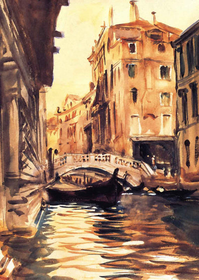 Ponte Della Canonica 1903 Painting by John Singer Sargent Art Print (6 Sizes)