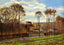 Pontoise, Les Mathurins Art Print 1873 Painting by Camille Pissarro (6 Sizes)