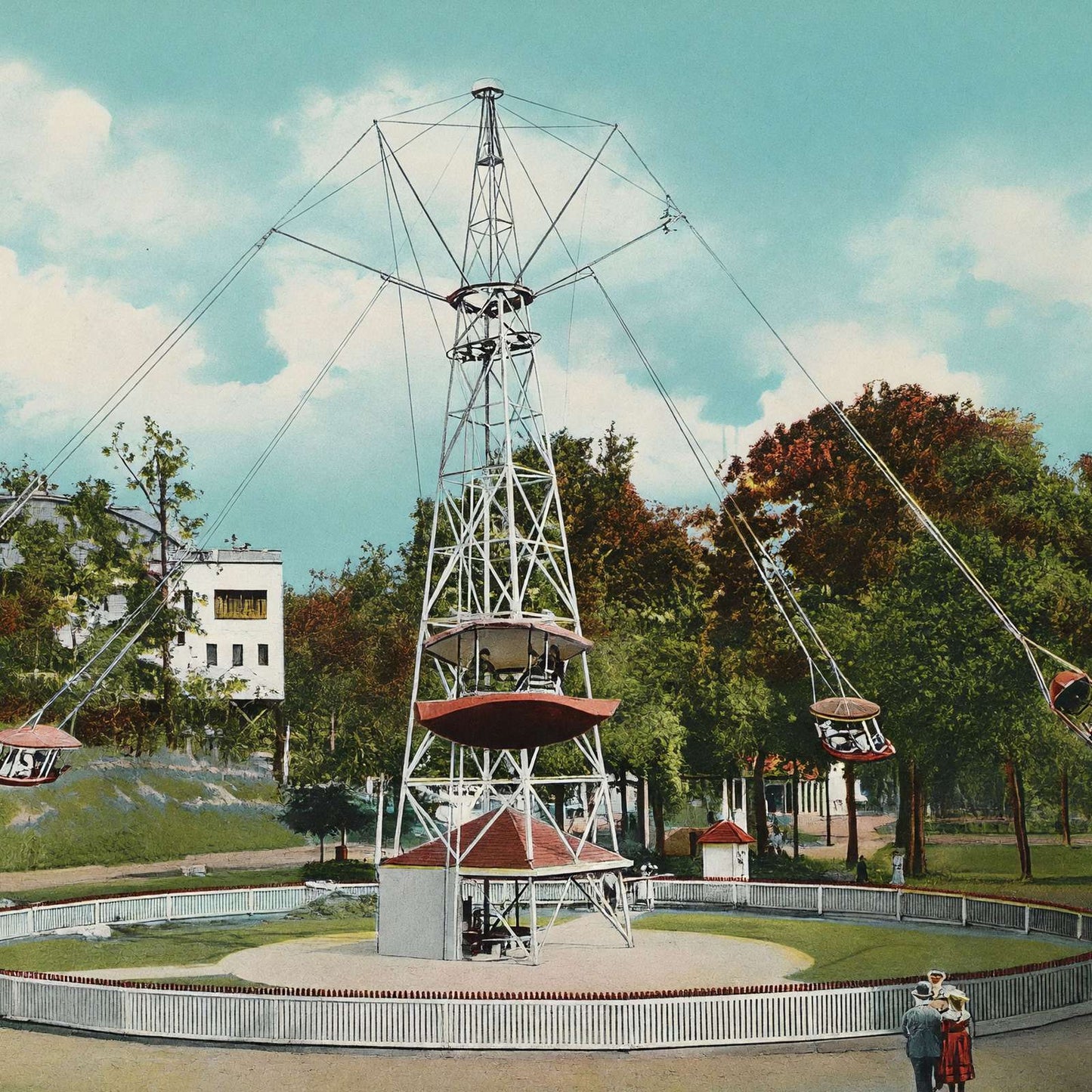 Ponce DE Leon Park Atlanta in 1906 Vintage Print (7 Sizes) - High Quality