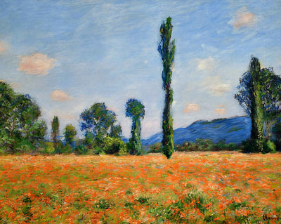 Poppy Field in Giverny 2 fine art print by Claude Monet (1890)