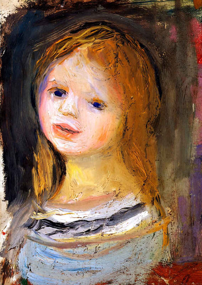 Portrait of a Woman Art Print 1897 Painting by Pierre-Auguste Renoir (6 Sizes)