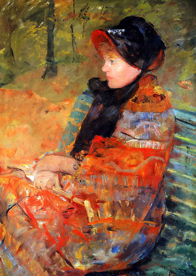 Portrait of Mlle C. Lydia Cassatt, the Artist's Sister 1880 Art Print (6 Sizes)