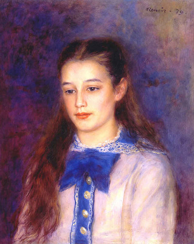 Portrait of Therese Berard painting by Pierre-Auguste Renoir (1879)