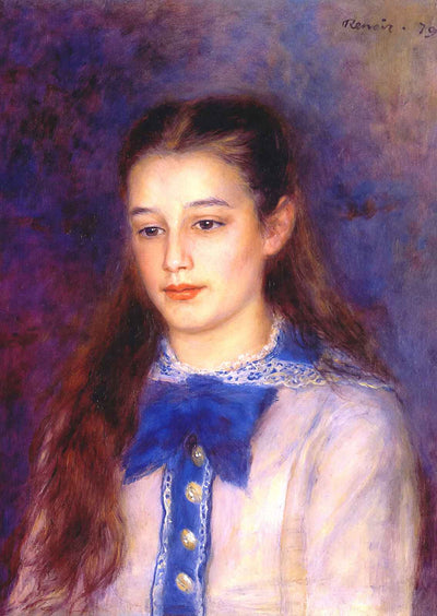 Portrait of Therese Berard Art Print 1879 by Pierre-Auguste Renoir (6 Sizes)