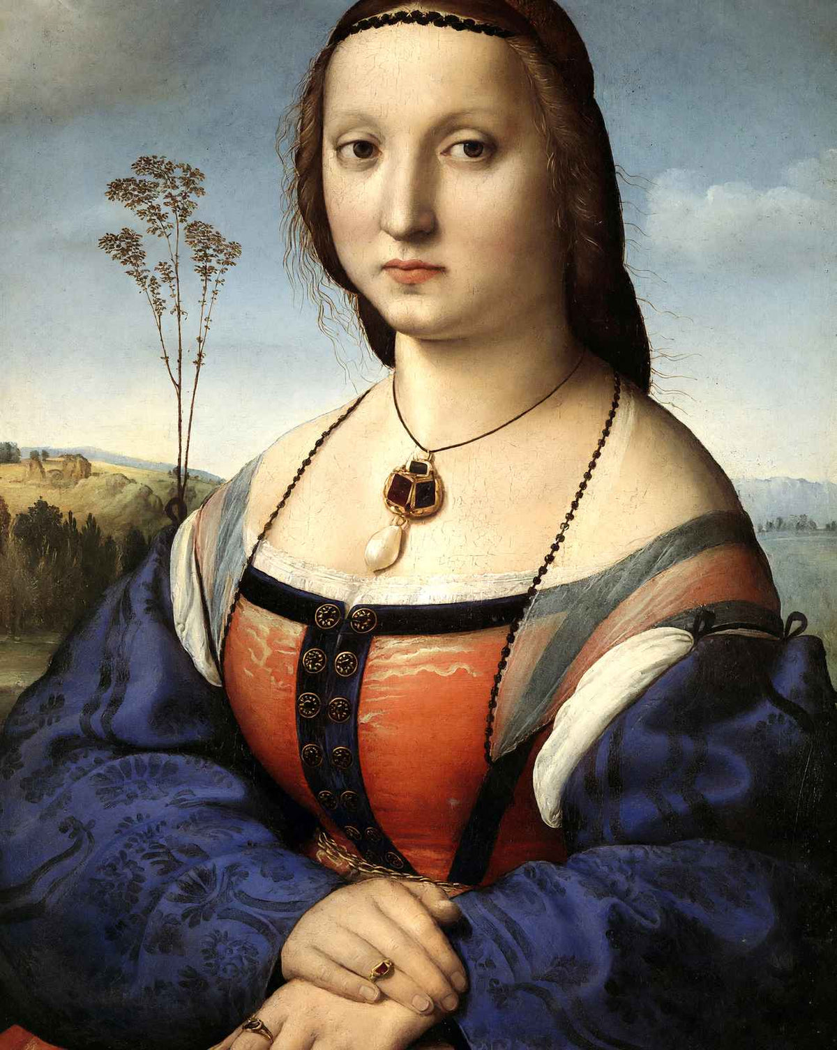 Portrait of Maddalena Doni art print by Raphael (1506)